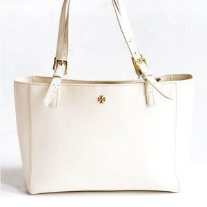 Tory Burch Emerson Small Buckle Leather Tote